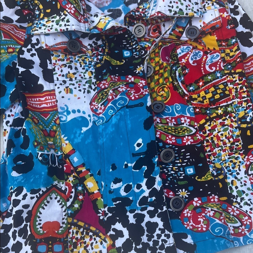 Patchington Multicolor Patchwork Jacket - Picture 2 of 5